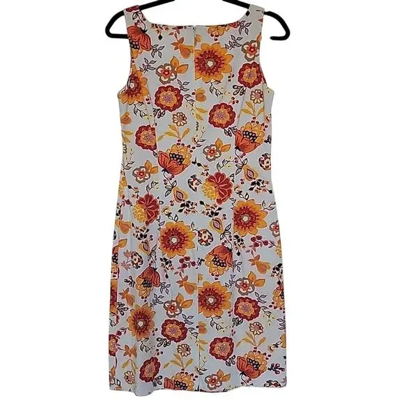 Hanna Andersson Floral Sheath Dress, 8 - Picture 2 of 7
